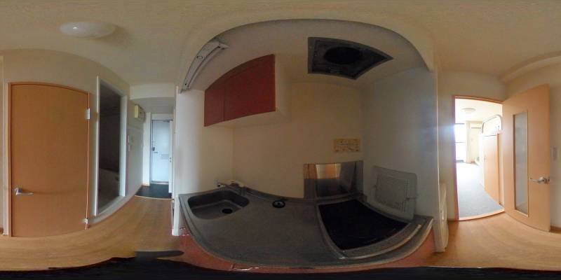 パノラマ画像キッチン