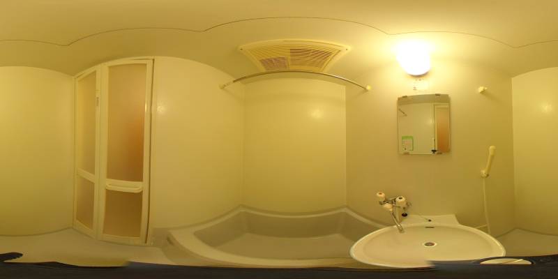 パノラマ画像バスルーム