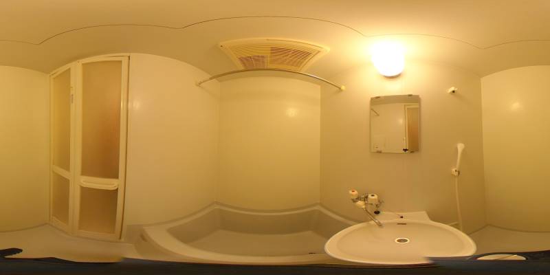 パノラマ画像バスルーム