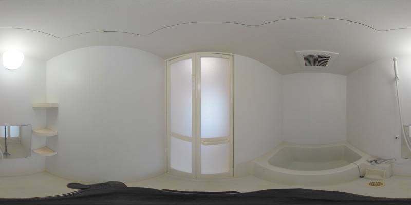 パノラマ画像バスルーム