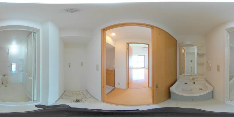 パノラマ画像洗面所