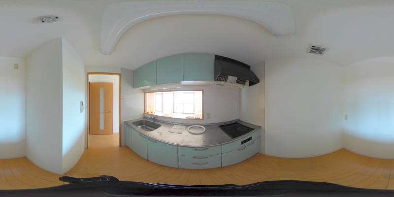 パノラマ画像キッチン