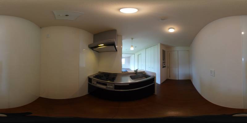 パノラマ画像キッチン