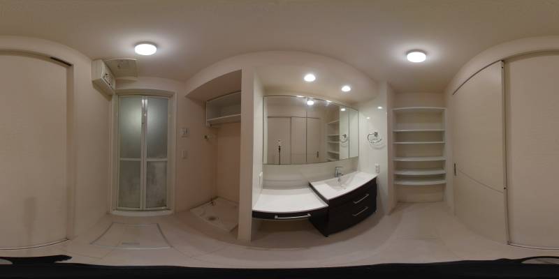 パノラマ画像洗面所