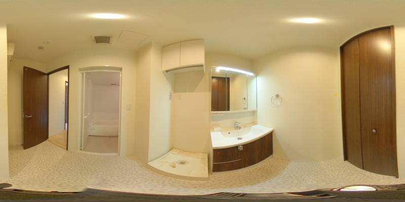 パノラマ画像洗面所