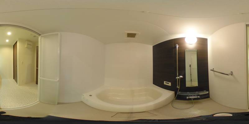 パノラマ画像バスルーム