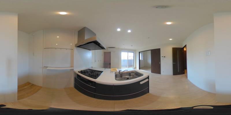 パノラマ画像キッチン