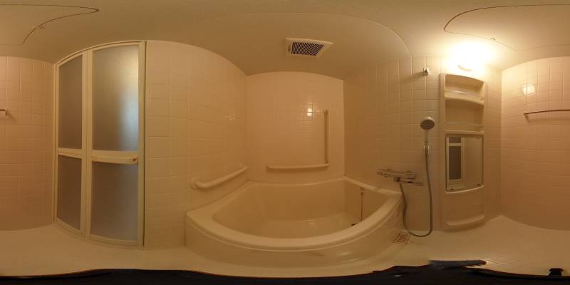 パノラマ画像バスルーム