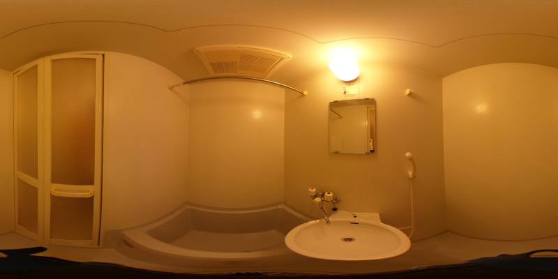 パノラマ画像バスルーム