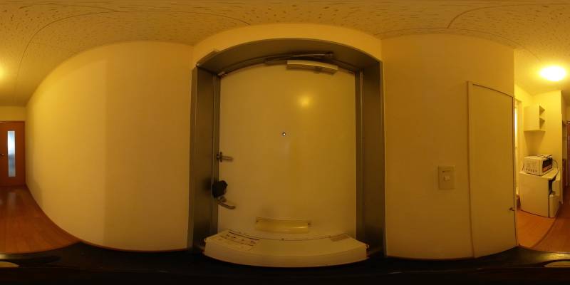 パノラマ画像玄関