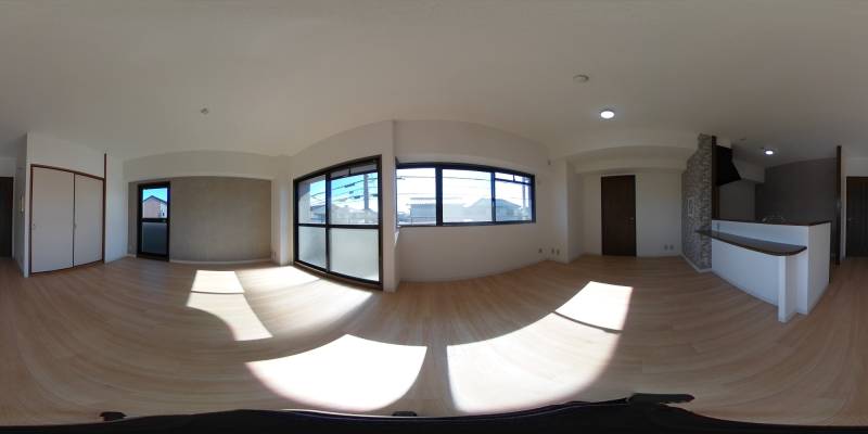 パノラマ画像リビング