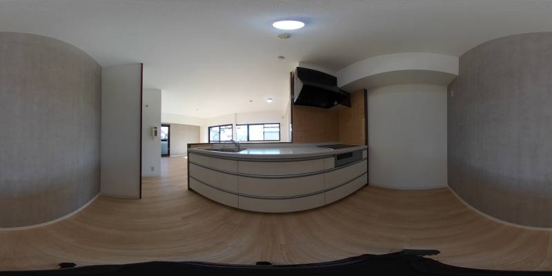 パノラマ画像キッチン