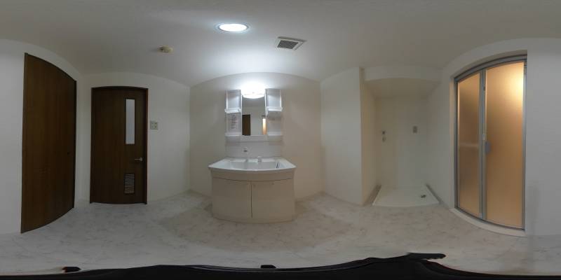 パノラマ画像洗面所