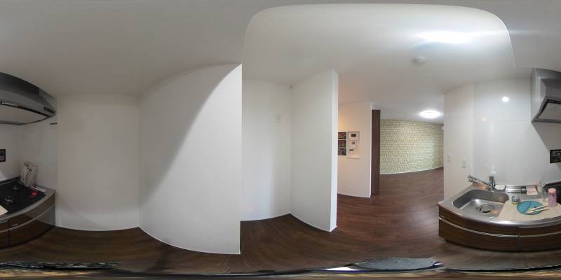 パノラマ画像キッチン