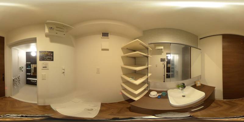 パノラマ画像洗面所