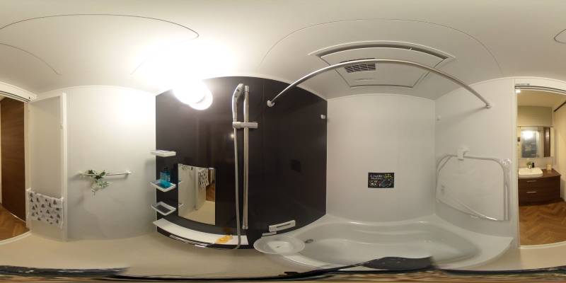 パノラマ画像バスルーム