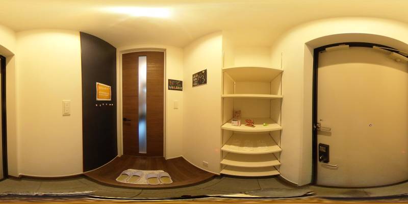 パノラマ画像玄関