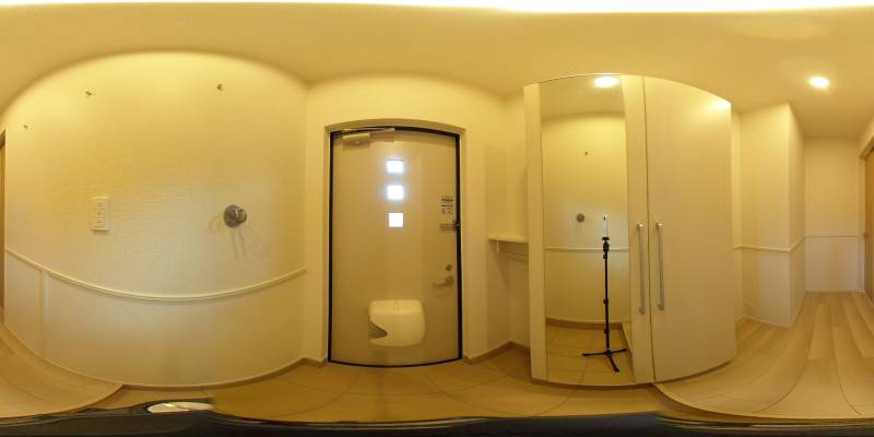 パノラマ画像玄関