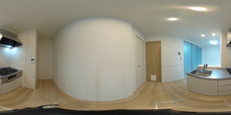 パノラマ画像キッチン