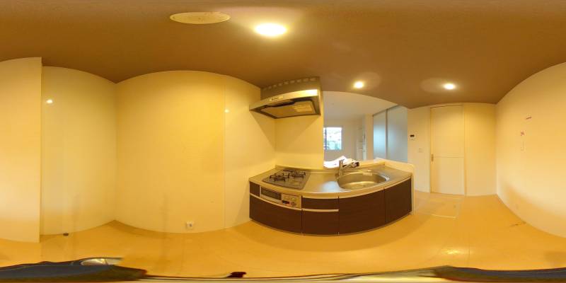 パノラマ画像キッチン