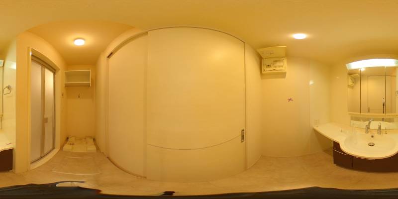 パノラマ画像洗面所