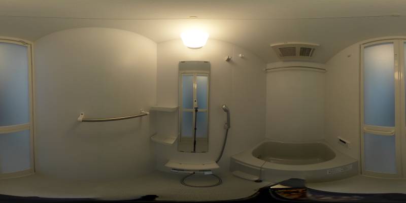 パノラマ画像バスルーム