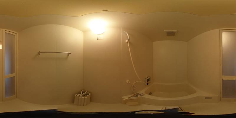 パノラマ画像バスルーム