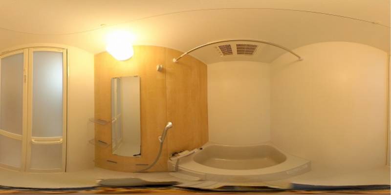 パノラマ画像バスルーム