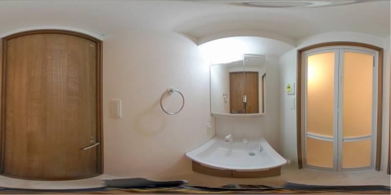 パノラマ画像洗面所