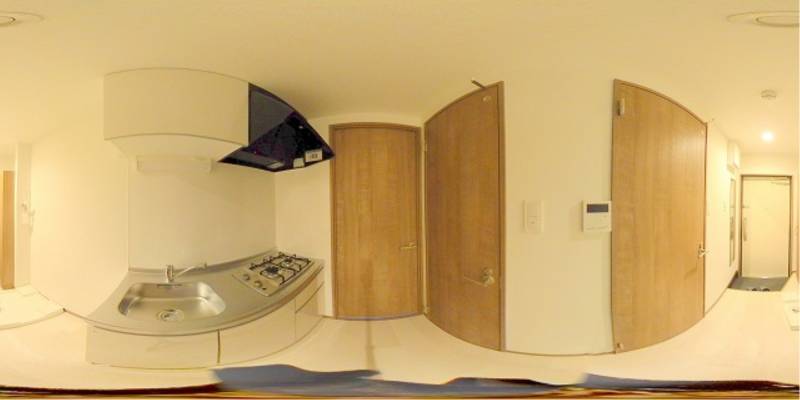 パノラマ画像キッチン