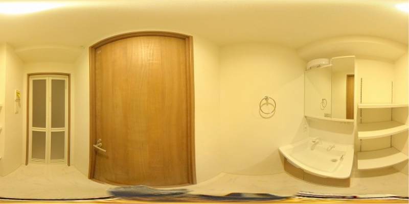 パノラマ画像洗面所