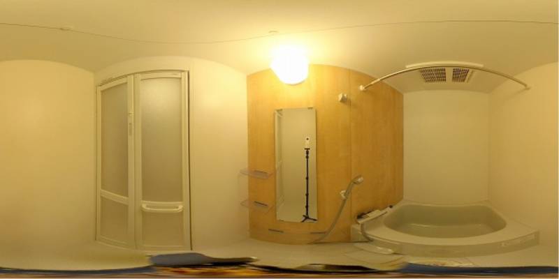 パノラマ画像バスルーム