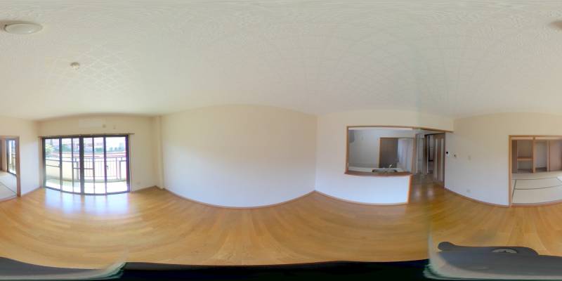 パノラマ画像リビング