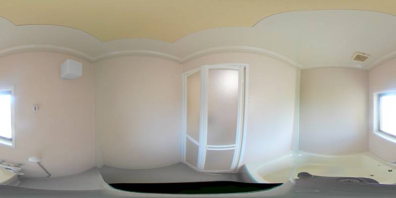 パノラマ画像バスルーム