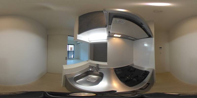 パノラマ画像キッチン