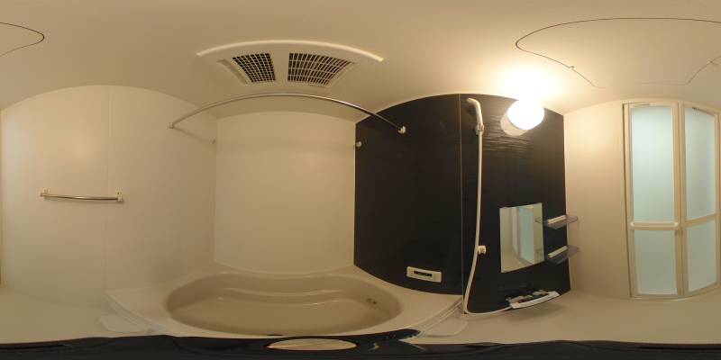 パノラマ画像バスルーム