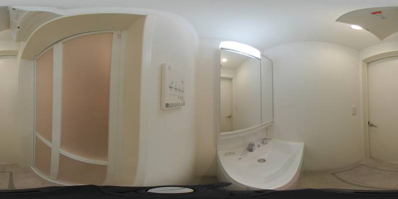 パノラマ画像洗面所