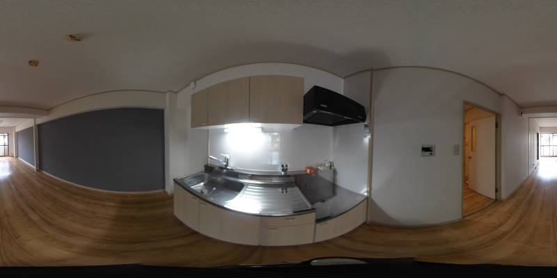 パノラマ画像キッチン