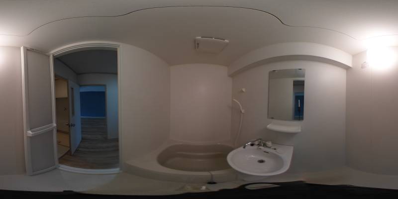 パノラマ画像バスルーム