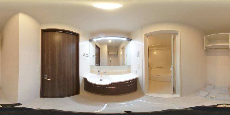 パノラマ画像洗面所