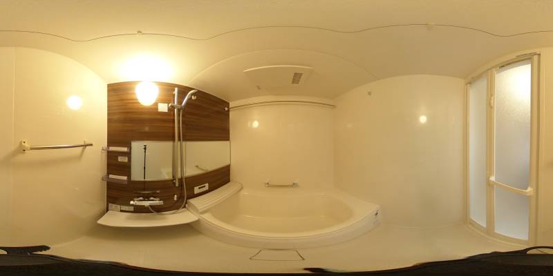 パノラマ画像バスルーム