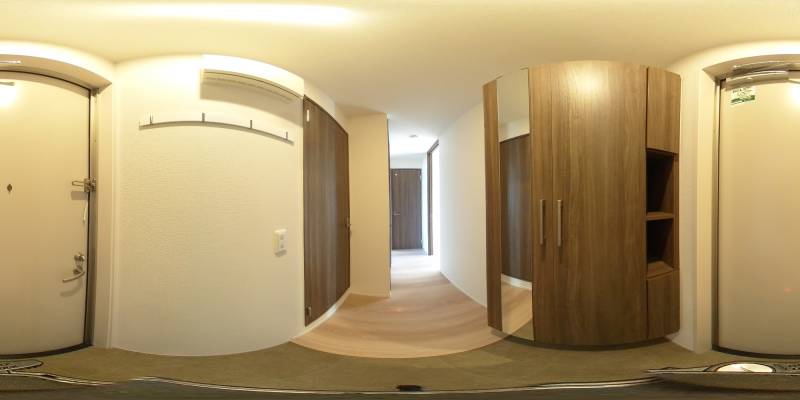 パノラマ画像玄関