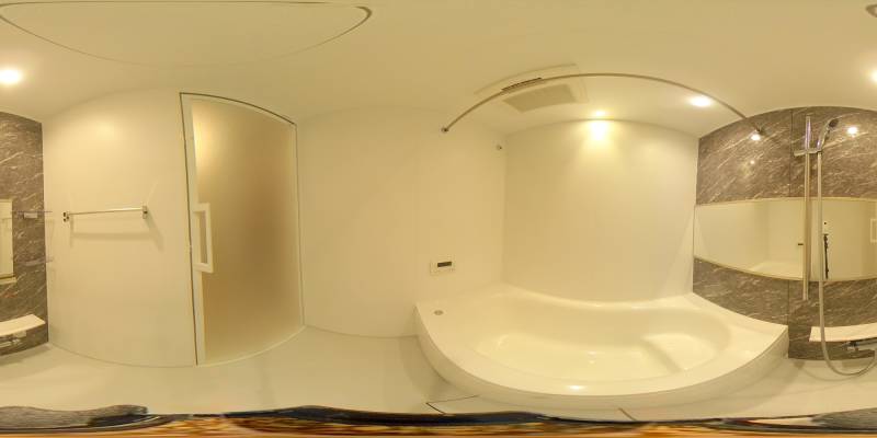 パノラマ画像バスルーム
