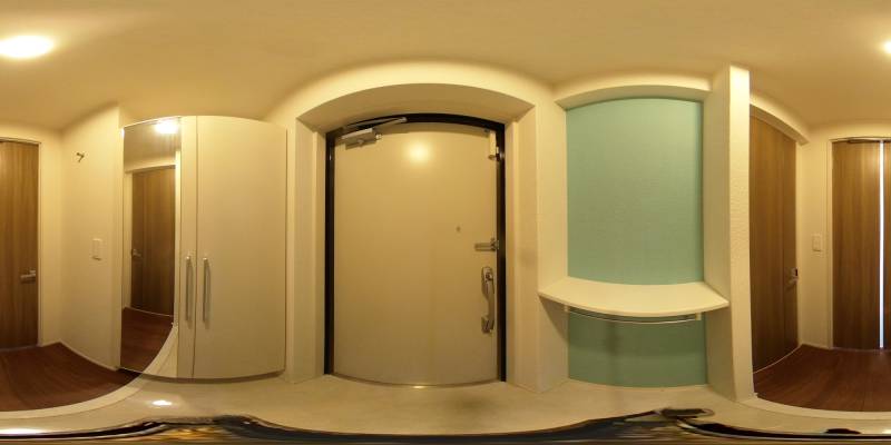 パノラマ画像玄関