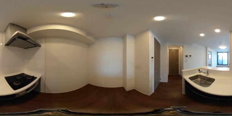 パノラマ画像キッチン