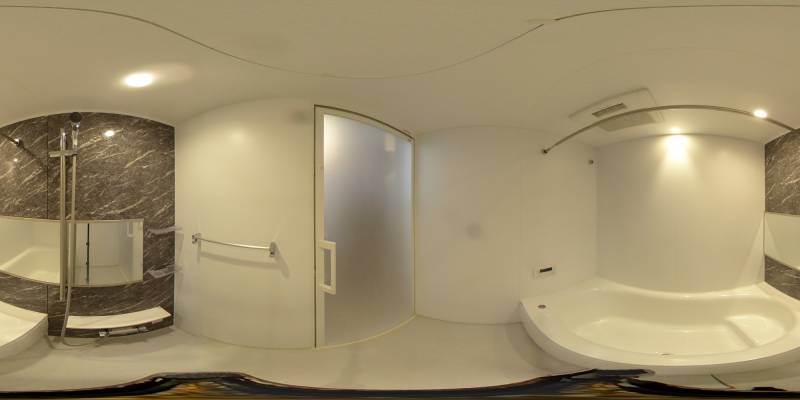 パノラマ画像バスルーム