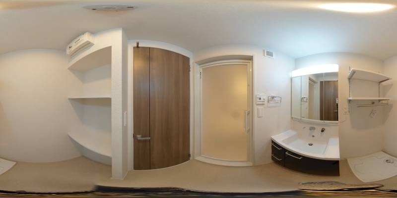 パノラマ画像洗面所