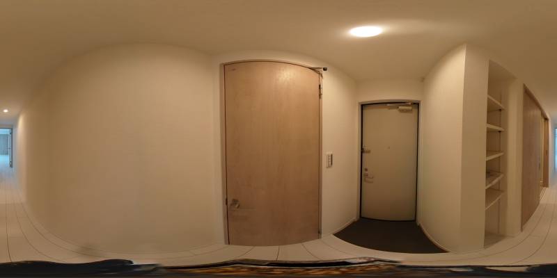 パノラマ画像玄関