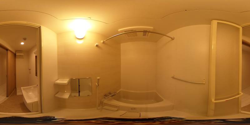 パノラマ画像バスルーム