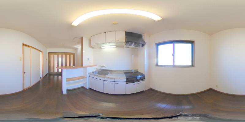 パノラマ画像キッチン